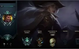 Conta LOL - Platina 1 - ótima conta