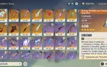 Conta Genshin Impact: AR60 | 21 T5 | 11 ARMAS T5