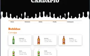 Site de Cardápio Digital Wordpress