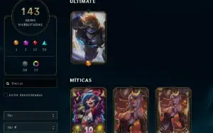 Conta League Of Legends Full Acesso, Full Champ, 143 Skins