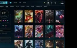 270 SKINS - 35K DE ESSENCIA - 95% DOS CAMPEÕS