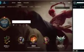 League of Legends Silver III 89 heroes R$ 417,00 Skins