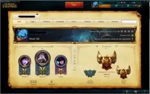 Conta ouro 4, 14 skins, 2 paginas de runas
