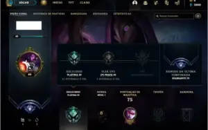 Conta platina 3 com 5 skins e 32 champs (Ex D4)