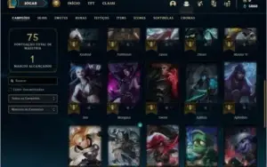 Conta platina 3 com 5 skins e 32 champs (Ex D4)