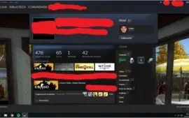 Conta Steam 502 jogos Nível 15