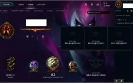 CONTA LV 30 UNRANKED, MMR GOLD 3