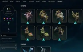 CONTA UNRANKED COM 231 SKINS (MMR DE DIAMANTE)