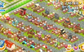 Hay day hayday conta level 80 decorada com 1000 vales