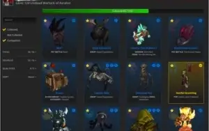 Conta WoW com Tigre Espectral + Torre dos Magos + Lendarios