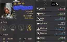 Conta Black Desert Mística Lv 65 - GS: 676 - 297/283/379