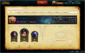 Conta lvl 20 + 12 campeões +5000 IP
