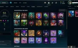 CONTA LOL - PLATINA SOLO / FLEX / TFT + INFO NA DESCRIÇÃO
