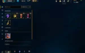 Unranked com 21 Champs e 11 Skins + 1 Fragmento