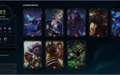 conta League of Legends passe ativo 42 skins