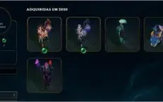 conta League of Legends passe ativo 42 skins