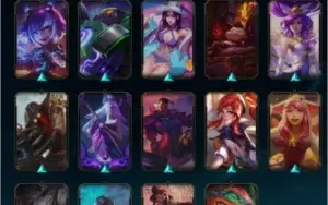 conta League of Legends passe ativo 42 skins