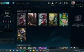 CONTA DE LEAGUE OF LEGENDS!