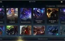 Conta Wild Rift Platina 1, 41 campeões 11 skins