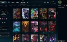 Vendo acc lol desde a season 3 elo anterior platina