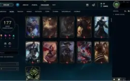 Vendo acc lol desde a season 3 elo anterior platina