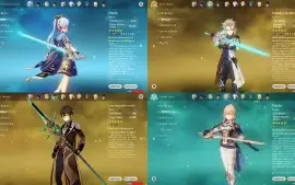 ACC AR55 - C/ 10 Chars - 5⭐/ 6 Armas - 5⭐/ RAIDEN+CORTADOR/