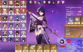 ACC AR55 - C/ 10 Chars - 5⭐/ 6 Armas - 5⭐/ RAIDEN+CORTADOR/