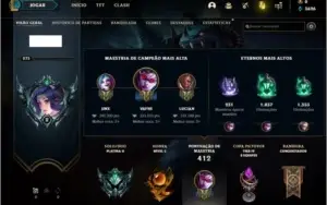 Conta platina 2 FULL SKINS, CHAMPS