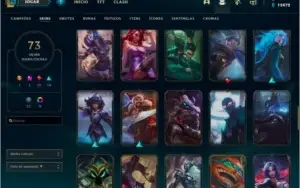 Conta lol Platina IV, 109 champs, 73 skins