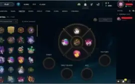 CONTA LOL LEAGUE OF LEGENDS 41 SKINS LEVEL 81
