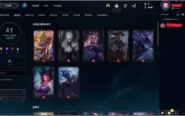 CONTA LOL LEAGUE OF LEGENDS 41 SKINS LEVEL 81