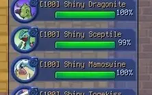 Otpokemon - CONTA LVL 400+ com time full sh lvl 100