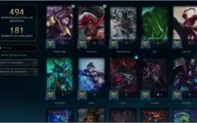 conta lvl 426 gold II 167 skins, prestigio yasuo e lucian