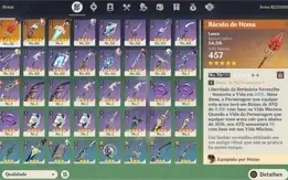 Conta Hutao+Homa ,ayaka etc + 2 armas t5