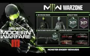 SKIN Monster Energy X Call of Duty: COD MW 3 (8 Codigos)