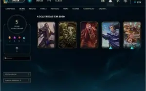 Conta LOL Smurf