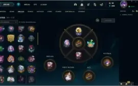 Conta League of Legends Diamante 4 63% WR