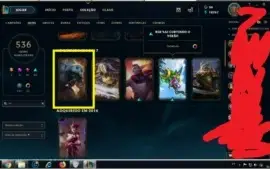 Conta League of legends D5 536 SKIN URFWICK
