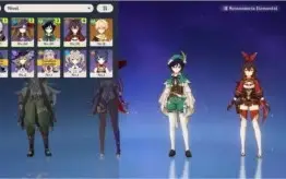 Conta genshin Mona+Venti+Razor