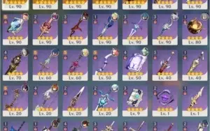 AR 56 - XIAO, HU TAO, ZHONGLI C2, VENTI, CHILDE, GANYU E +