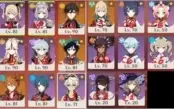 AR 56 - XIAO, HU TAO, ZHONGLI C2, VENTI, CHILDE, GANYU E +