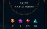 Conta lol lvl 230 com 362 skins