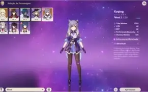 Genshin Impact / AR7 / Keqing + Xiang ling constelação +2