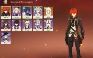 Genshin -  Diluc 5 estrelas