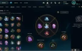 CONTA LOL GOLD 4 + 138 CHAMPS + 225 SKINS