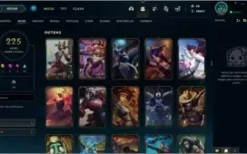 CONTA LOL GOLD 4 + 138 CHAMPS + 225 SKINS