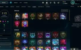 CONTA LOL GOLD 4 + 138 CHAMPS + 225 SKINS