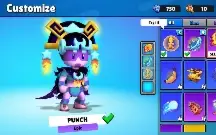 Conta gemada com Soco nível máx e Skins Limitadas