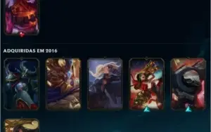 Conta league of legends 59 skins, prata 1.