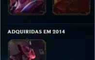 Conta league of legends 59 skins, prata 1.